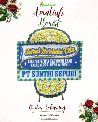 Papan Bunga Duka di Mojotengah